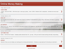 Tablet Screenshot of onlinemoneymakingfree4u.blogspot.com