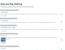 Tablet Screenshot of godanddogwalking.blogspot.com