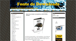 Desktop Screenshot of fontededownloads.blogspot.com