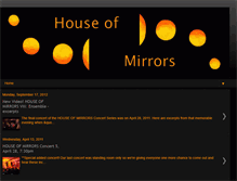 Tablet Screenshot of houseofmirrorsinstallation.blogspot.com