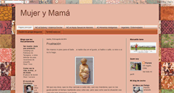 Desktop Screenshot of mujerymama.blogspot.com