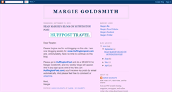 Desktop Screenshot of margiegoldsmith.blogspot.com