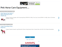 Tablet Screenshot of pink-horse-care-equipment.blogspot.com