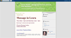 Desktop Screenshot of elyssamackiemassage.blogspot.com