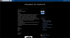 Desktop Screenshot of ensambledecomputo.blogspot.com