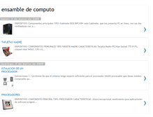 Tablet Screenshot of ensambledecomputo.blogspot.com