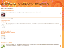 Tablet Screenshot of estrategiasparamejorartuservicio.blogspot.com