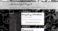 Desktop Screenshot of beautifuljenesis.blogspot.com