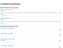Tablet Screenshot of cumbiaecuatoriana.blogspot.com
