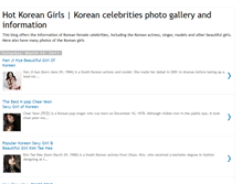 Tablet Screenshot of koreanhotgirls.blogspot.com