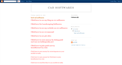 Desktop Screenshot of cadsoftwares.blogspot.com