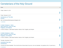Tablet Screenshot of cemeteriansoftheholyground.blogspot.com
