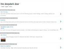 Tablet Screenshot of deepdarkdear.blogspot.com