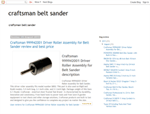 Tablet Screenshot of craftsmanbeltsander.blogspot.com