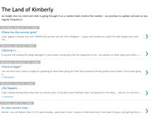 Tablet Screenshot of landofkimberly.blogspot.com