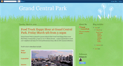 Desktop Screenshot of grandcentralpark.blogspot.com