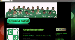 Desktop Screenshot of juvenciafutsal.blogspot.com