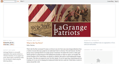 Desktop Screenshot of lagrangepatriots.blogspot.com