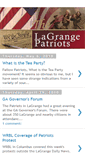 Mobile Screenshot of lagrangepatriots.blogspot.com