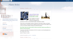 Desktop Screenshot of pilatesrelax.blogspot.com