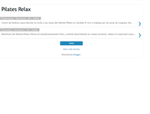 Tablet Screenshot of pilatesrelax.blogspot.com