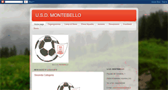 Desktop Screenshot of montebellocalcio.blogspot.com