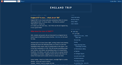 Desktop Screenshot of englandtrip07.blogspot.com