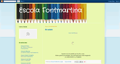 Desktop Screenshot of escolafontmartina.blogspot.com