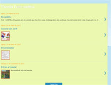 Tablet Screenshot of escolafontmartina.blogspot.com
