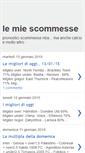 Mobile Screenshot of lemiescommesse.blogspot.com