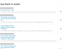 Tablet Screenshot of buyhomeinaustin.blogspot.com