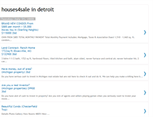 Tablet Screenshot of det-houses4saleindetroit.blogspot.com