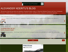 Tablet Screenshot of alexandernderitu.blogspot.com