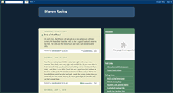 Desktop Screenshot of bhavenracing.blogspot.com