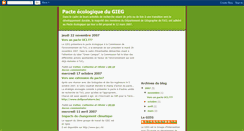 Desktop Screenshot of pacte-eco.blogspot.com