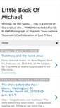 Mobile Screenshot of littlebookofmichael.blogspot.com