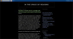 Desktop Screenshot of inthespaceofreasons.blogspot.com