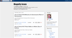 Desktop Screenshot of magnifyjesus.blogspot.com