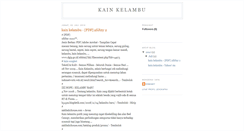 Desktop Screenshot of kainkelambu.blogspot.com