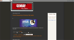 Desktop Screenshot of genrayhairsalon.blogspot.com
