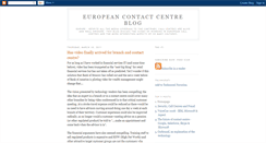 Desktop Screenshot of europeancontactcentre.blogspot.com