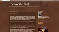 Desktop Screenshot of noodlebook.blogspot.com