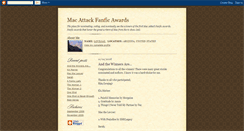 Desktop Screenshot of macattackawards.blogspot.com