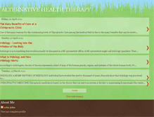 Tablet Screenshot of alternativehealththerapy.blogspot.com