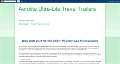 Desktop Screenshot of aeroliteultralitetraveltrailers.blogspot.com