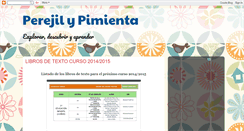 Desktop Screenshot of perejilypimienta.blogspot.com