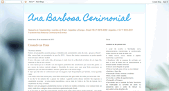 Desktop Screenshot of anabarbosacerimonial.blogspot.com