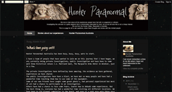 Desktop Screenshot of hunterparanormal.blogspot.com