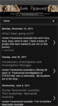 Mobile Screenshot of hunterparanormal.blogspot.com