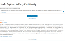 Tablet Screenshot of nudebaptisminearlychristianity.blogspot.com